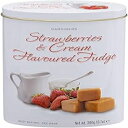 Gardiners of Scotland Handmade Fudge 300g Tin, Strawberries & Cream Fudge
