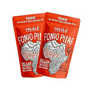 Yolélé Yol l Fonio Grain Pilaf Mix African Supergrain Ancient Grains Organic Gluten-Free Non GMO Vegan Protein Super Food Paleo-Friendly Rice Alternative Jollof Tomato Bell Pepper and Onion 2 Pack Yolélé Yol l Fonio Grain Pilaf Mix African Supergrain Ancient Grains Organic Gluten-Free Non GMO Vegan Protein Super Food Paleo-Friendly Rice Alternative Jollof Tomato Bell Pepper and Onion 2 Pack