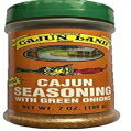 Cajun Land Cajun Seasoning With Green Onions (No MSG blend), 7 Ounce Shaker