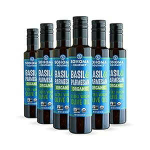 ソノマ グルメ、バジル & パルメザン オーガニック オリーブオイル、数量 - 1 ケース (6 個パック) Sonoma Gourmet, Basil & Parmesan Organic Olive Oil, Qu - 1 case (pack of 6)