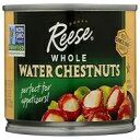 Reese ホールウォーターチェスナッツ 8 オンス - 2 パック MrRon's Groceries Reese Whole Water Chestnuts 8 oz - 2 Pack