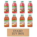 LUV BOX- バラエティ エバーフレッシュ ジュース 16 オンス 8個入りパック、エバーフレッシュキウイストロベリー、エバーフレッシュピーチスイカ。#N Evaxo LUV BOX- variety Everfresh Juice 16 oz. pack of 8 , Everfresh Kiwi Strawberry , Ev