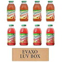 LUV BOX- バラエティ エバーフレッシュ ジュース 16 オンス 8個パック、エバーフレッシュピーチスイカ、エバーフレッシュルビーレッドグレープフルーツ。#N Evaxo LUV BOX- variety Everfresh Juice 16 oz. pack of 8 , Everfresh Peach Watermelon