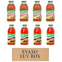 LUV BOX- バラエティ エバーフレッシュ ジュース 16 オンス 8個入りパック、エバーフレッシュピーチスイカ、エバーフレッシュチェリー。#N Evaxo LUV BOX- variety Everfresh Juice 16 oz. pack of 8 , Everfresh Peach Watermelon , Everfresh