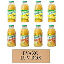 LUV BOX- バラエティ エバーフレッシュ ジュース 16 オンス 8本パック、エバーフレッシュパイナップルジュース、エバーフレッシュ100%オレンジジュース。#N Evaxo LUV BOX- variety Everfresh Juice 16 oz. pack of 8 , Everfresh Pineapple Juice