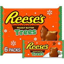 REESE'S Milk Chocolate Peanut Butter Trees, Christmas Stocking Stuffer Candy Packs, 1.2 oz (6 Count)