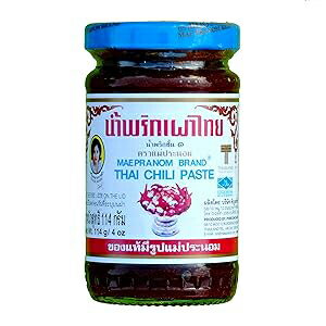 Mae Pranom トムヤムスープ用チリペースト 114 グラム (4 オンス) Mae Pranom Chili Paste for Tom Yum Soup 114 grams (4 oz)