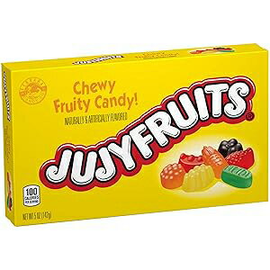 Jujyfruits フルーティーな噛み応えのあるキャンディー シアター ボックス、5 オンス Jujyfruits Fruity Chewy Candy Theater Box, 5 Oz