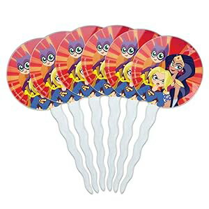 DC スーパー ヒーロー ガールズ ガール グループ カップケーキ ピック トッパー デコレーション 6 個セット GRAPHICS & MORE DC Super Hero Girls Girl Group Cupcake Picks Toppers Decoration Set of 6 DC スーパー ヒーロー ガールズ ガール グループ カップケーキ ピック トッパー デコレーション 6 個セット GRAPHICS & MORE DC Super Hero Girls Girl Group Cupcake Picks Toppers Decoration Set of 6