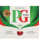 Brooke Bond PG Tips,Tea Bag, 160-Count Boxes (Pack of 2)
