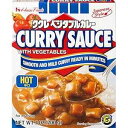 ハウス食品 野菜入りカレーソース、ホット、7オンス箱(10個パック) House Foods Curry Sauce with Vegetables, Hot, 7 Ounce Boxes (Pack of 10)