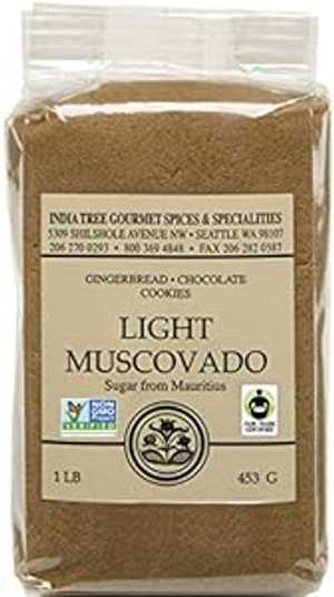 India Tree Light Muscovado Sugar、16オンス（6個パック） India Tree Light Muscovado Sugar, 16 Oun..