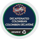 Timothy's World Coffee DECAF コロンビア キューリグ醸造所用 K カップ 24 個入り 4 ボックス (パッケージは異なる場合があり...