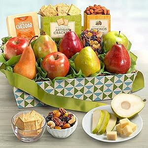 80 ounce (Pack of 1), All Occasions Fruit, A Gift Inside Classic Fresh Fruit Basket Gift with Crackers, Cheese and Nuts for Holiday, Thank You, Birthday, Get Well, Anniversary, Corporate 80 ounce (Pack of 1), All Occasions Fruit, A Gift Inside Classic Fresh Fruit Basket Gift with Crackers, Cheese and Nuts for Holiday, Thank You, Birthday, Get Well, Anniversary, Corporate