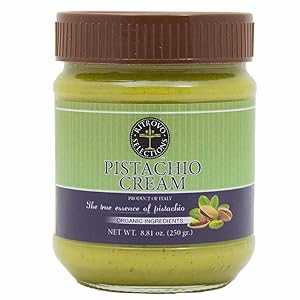 Stramondo シチリア産プレミアム オーガニック ピスタチオ スプレッド 8.8 オンス Premium Organic Pistachio Spread from Sicily by Stramondo 8.8 oz