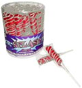 COLORSPLASH ロリポップジャー、30 ポップス、12.69 オンス、レッドチェリー COLORSPLASH LOLLIPOPS Jar, 30 Pops, 12.69 oz, Red Cherry