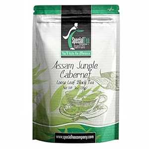 ڥ ƥ 󥰥 ٥ 롼 ֥å ƥ3  Special Tea Jungle Cabernet Loose Black Tea, 3 Ounce