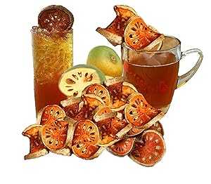 Lungcha Dried Bael or Matoom Organic Thai Fruit Tea for also Hot and C...