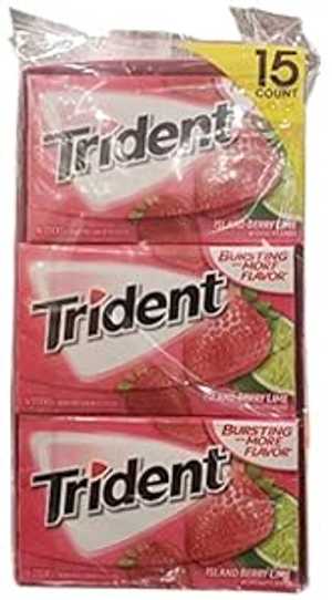 トライデント アイランド ベリー 14 スティック、15 個 Trident Island Berry 14 Sticks, 15 Count