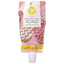 ウィルトン デコレーションアイシング 8オンス、プラスチックチップ付き (ピンク) Wilton Decorating Icing 8 Ounce, with Plastic Tips (Pink)