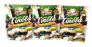 Mama Sitas ティノーラ ジンジャー スープ ベース ミックス、0.88 オンス (25g) 3 パック Mama Sita's ..