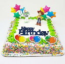 トイ・ストーリー バースデーケーキトッパーセット ウッディとバズ付き Toy Story Birthday Cake Topper Set with Woody...
