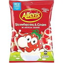 アレンズ ストロベリー&クリーム 190g Allen's Strawberries & Cream 190g