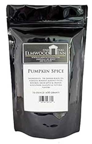 Elmwood Inn Fine Teas、パンプキンスパイス紅茶、16オンスポーチ Elmwood Inn Fine Teas, Pumpkin Spi..