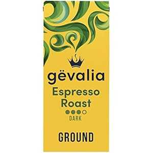 Gevalia エスプレッソ ダーク ロースト 100% アラビカ粉挽きコーヒー (12 オンス バッグ) Gevalia Espresso Dark Roast 100% Arabica Ground Coffee (12 oz Bag)