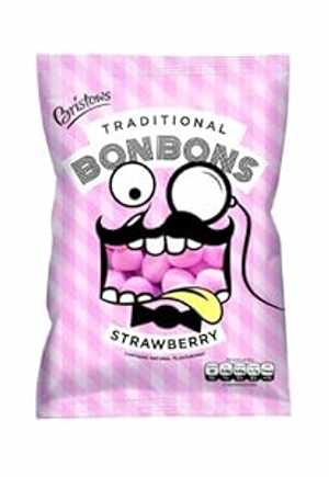 ブリストウズ トラディショナル ストロベリー ボン ボン 150g Bristows Traditional Strawberry Bon Bons 150g
