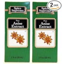 Spice Supreme フレーバーリング: ピュア アニス エキス (2 個パック) 2 オンス サイズ Spice Supreme Flavorings: Pure Anise Extract (Pack of 2) 2 oz Size(4)