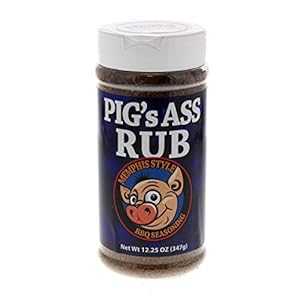Pig's Ass Rub メンフィス スタイル BBQ 調味料 12.25 オンス ボトル Old World Pig's Ass Rub Memphis Style BBQ Seasoning 12.25 ounce Bottle