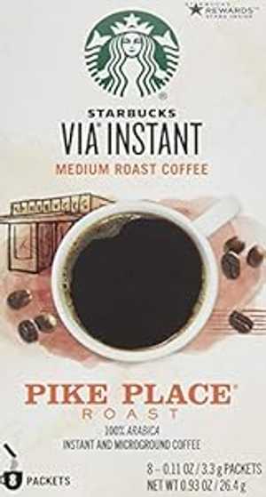 楽天Glomarketスターバックス ヴィア インスタント コーヒー パイク プレイス ロースト、4PK Starbucks Via Instant Coffee Pike Place Roast, 4PK