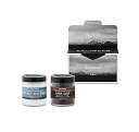 Saltverk Gift Box Set of 2- Includes Flaky Pure & Lava Sea Salt - Hand Harvested Gourmet - Sustainably Made - 3.17 Ounce Each