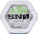 SNØ Spearmint KETO Xylitol Candy Chips - SN 1.5oz Tin - Sugar-Free Candy With Only 2 Ingredients Low Carbs, Diabetic-Friendly, Non-GMO, Vegan, GF & Kosher Purest candy in the world!