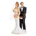 Juvale Funny Wedding Cake Topper, Bride Tied Up Groom Couple Figurine Decorations (2.6 x 4.6 x 2.3 In)