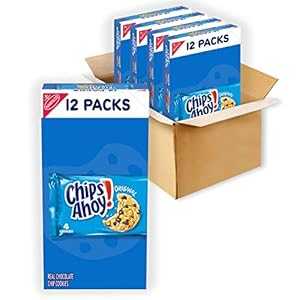 CHIPS AHOY! Original Chocolate Chip Cookies, 48 Snack Packs (4 Cookies...