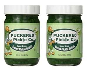 しわ入りピクルス レリッシュ、スイート グリーン、12.0 オンス (2 個パック) Puckered Pickle Relish, Sweet Green, 12.0 Ounce (Pack of 2) しわ入りピクルス レリッシュ、スイート グリーン、12.0 オンス (2 個パック) Puckered Pickle Relish, Sweet Green, 12.0 Ounce (Pack of 2)