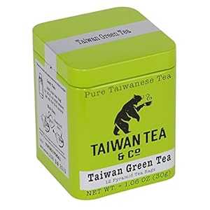  ԥߥåɥƥХå 12 ץߥƥ Taiwan Tea & Co Taiwan Green Tea 12 Pyra...