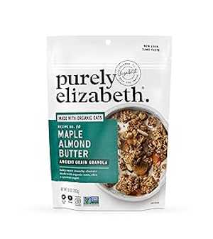 purely elizabeth. Purely Elizabeth Maple Almond Butter Granola, Made w...