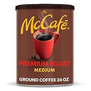 McCafé プレミアム ミディアム ロースト グラウンド コーヒー (24 オンス キャニスター) McCafe McCaf Premium Medium Roast Ground Coffee (24 oz Canister)