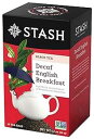 Stash Tea Decaf English Breakfast Black Tea - Decaf, Non-GMO Project Verified Premium Tea with No Artificial Ingredients, 18 Count (Pack of 6) - 108 Bags Total