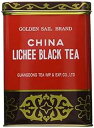 ゴールデン セイル ブランド チャイナ ライチ紅茶 (1 ポンド) Golden Sail Brand China Lichee Black Tea (1 Lb...