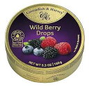 Cavendish & Harvey Wild Berry Hard Candy Drops 5.3 Ounce Tin