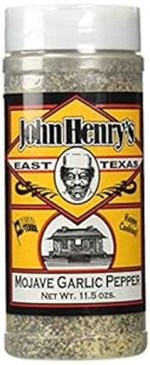 ジョンヘンリーズ モハーベガーリックペッパーラブ、11.5オンス John Henry's Food Products John Henry's Mojave Garlic Pepper Rub, 11.5oz ジョンヘンリーズ モハーベガーリックペッパーラブ、11.5オンス John Henry's Food Products John Henry's Mojave Garlic Pepper Rub, 11.5oz