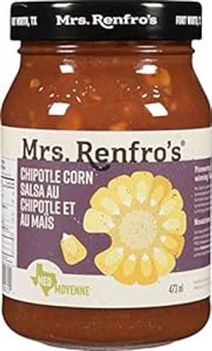 Mrs. Renfro's チポトレ コーン サルサ、16 オンス (2 パック) Mrs. Renfro's Chipotle Corn Salsa, 16 oz (2 Pack)