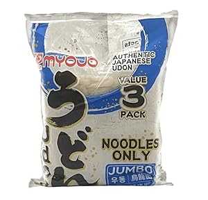 Myojo Jumbo Udon Noodles, No Soup, 20.94 oz