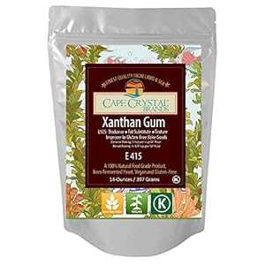 キサンタンガム ビーガン (K) コーシャ認定 - (14オンス) Cape Crystal Brands Xanthan Gum Vegan (K) Kosher Certified - (14-oz.)