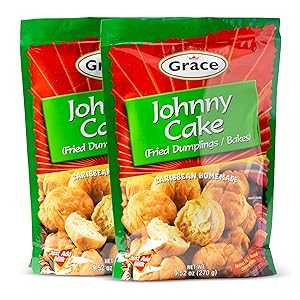 Grace Johnny Cake Fried Dumplings Mix 9.5oz - 2 Pack of Jamaican Cake ...