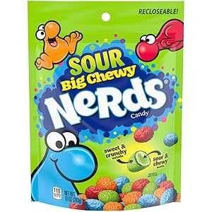 ʡ  ӥå 塼 ǥ10 󥹡1 ĥѥå Nerds Sour Big Chewy Candy, 10 Ou...